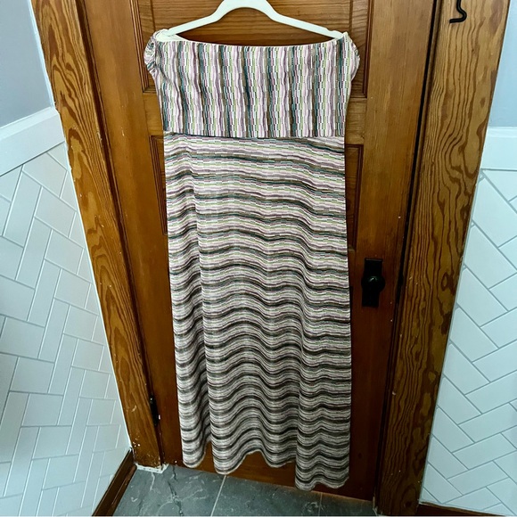 Alexis Striped Strapless Maxi Dress - Picture 8 of 11